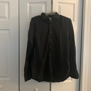 Mens Medium Black Button Up Shirt - Goodfellow & Co
